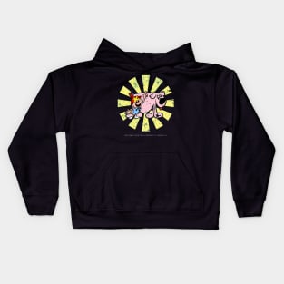 Tom Terrific And Mighty Manfred The Wonder Dog Retro Japanese Kids Hoodie